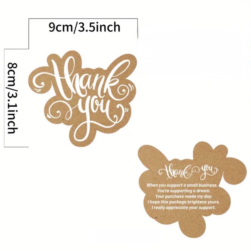 (20pcs) Burlap Gift Bags + Thank You Cards NWT - Picture 4 of 12